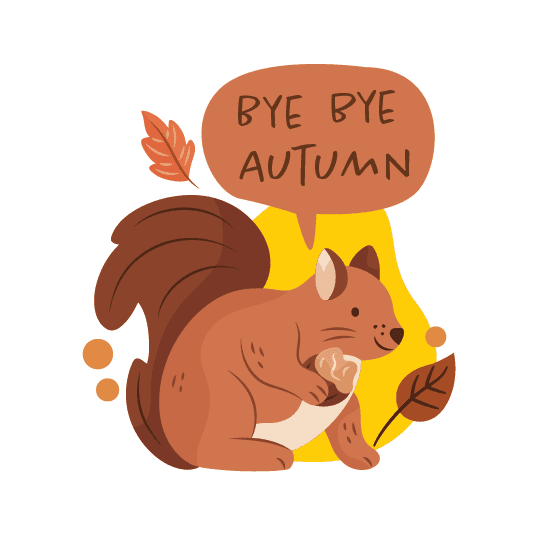 squirrel sticker