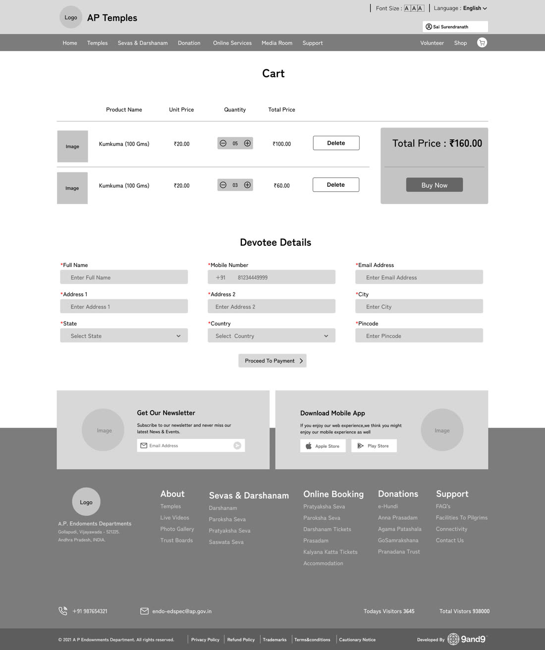 02 · Cart & payment